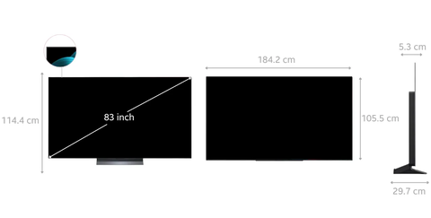 Smart Tivi LG Evo Oled 4K 83 inch 2025 (83C5PSA)