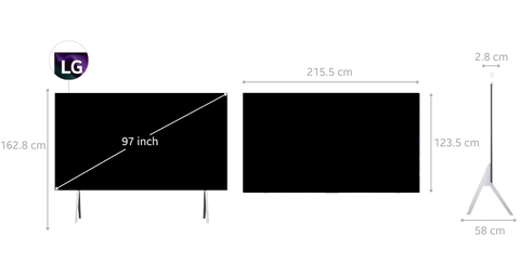 Smart Tivi LG Evo Oled 4K 97 inch 2025 (97M5PSA)