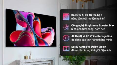 Smart Tivi OLED LG AI 4K 65 inch 65G3PSA