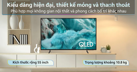 Smart Tivi Samsung QLED 4K 55 inch 2025 (55Q7FA)