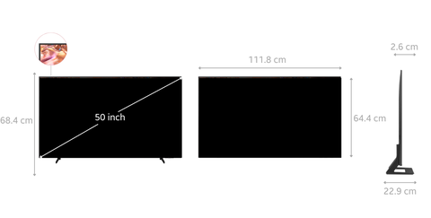 Smart Tivi Samsung QLED 4K 50 inch 2024 (50QE1D)