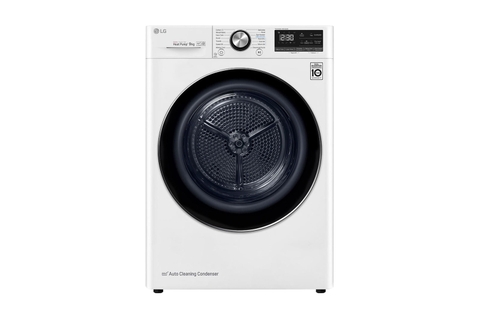 Máy sấy LG DUAL Inverter Heat Pump™ 9kg màu trắng DVHP09W