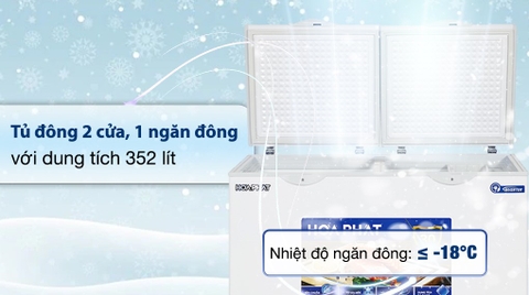 Tủ đông Hòa Phát Inverter 352 Lít HPF AD8352