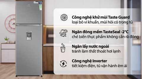 Tủ lạnh Electrolux Inverter 341 Lít ETB3740K-A