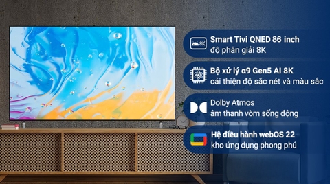 Smart Tivi QNED LG 8K 86 inch 86QNED99SQB