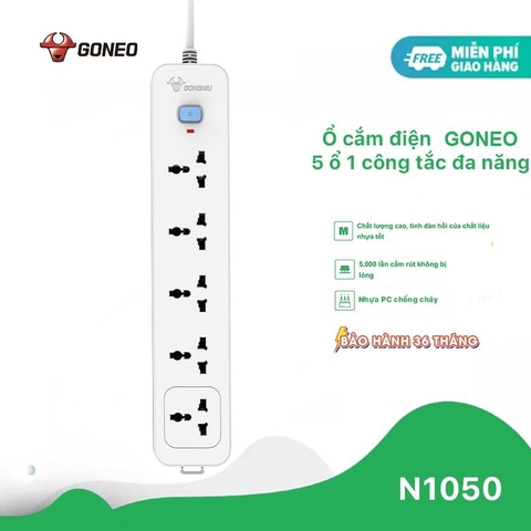 Ổ Cắm Điện Chống Cháy GONEO N – Chính Hãng