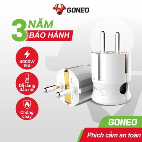 Phích cắm chân tròn Gongniu công suất lớn 4000W - 10L5 - Chính Hãng