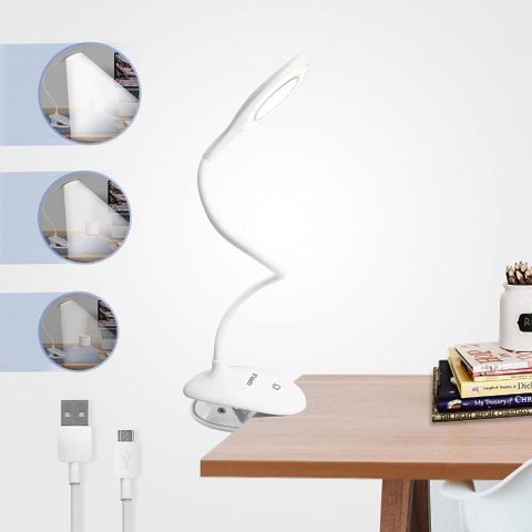Đèn Bàn Kẹp OPPLE - Xoay 360°, 3 Nấc Ánh Sáng, Bảo Vệ Mắt