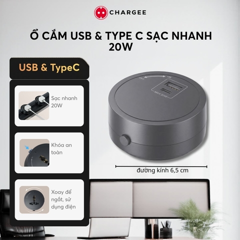Combo Thanh ray lắp nổi 50cm CHARGEE ELEGANT