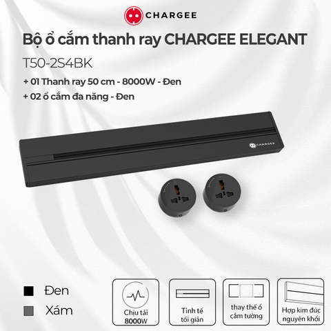 Combo Ổ cắm thanh ray CHARGEE ELEGANT