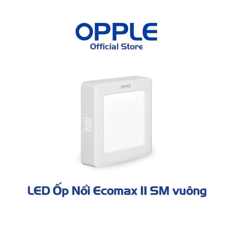 Bộ Đèn Ốp Nổi Vuông OPPLE LED Slim Downlight Ecomax SM - Thiết Kế Đẹp Mắt, Hiệu Suất Sáng Cao