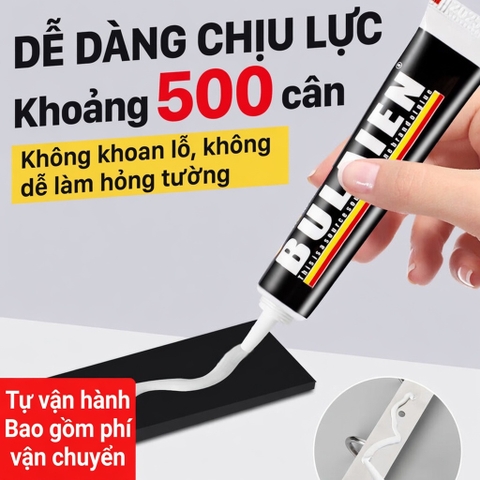 Keo Dán Siêu Dính Gắn Thanh Ray Ổ Cắm – Không Cần Khoan – Chịu Lực Dán Tường Gỗ, Kính, Gạch Men