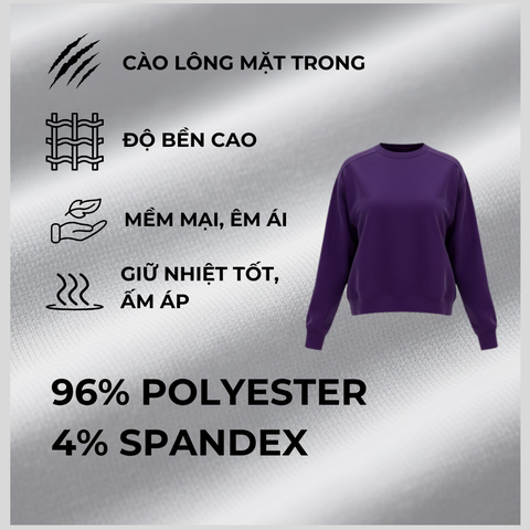 Áo nỉ nữ SW03