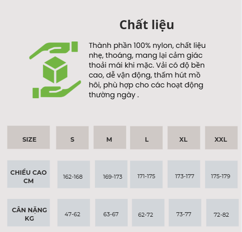Quần short nam- TG25M- QS01