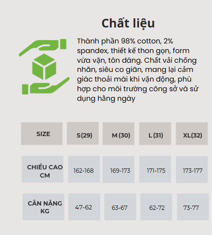 QUẦN DÀI KAKI NAM -TG25-MQS001Q