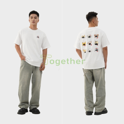 Áo Thun Unisex- 9 ĐẦU CHÓ