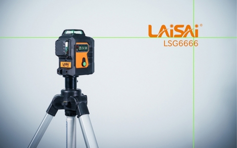 Máy cân mực laser 12 tia xanh Laisai LSG6666