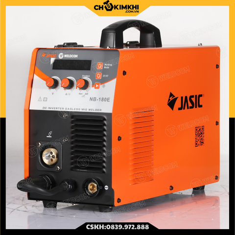 Máy hàn bán tự động MIG NB-180E (220V chức năng hàn Mig với cuộn dây lõi thuốc không dùng khí)
