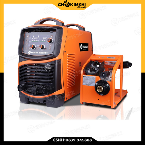 Máy hàn bán tự động MIG 500 N215II JET20, (Nguồn 380V, Chức năng CO2/QUE, Có chế độ 2T/4T, đầu cấp dây rời)