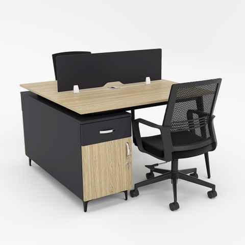 Cụm Bàn Làm Việc 2 Người CBNVY38-1212