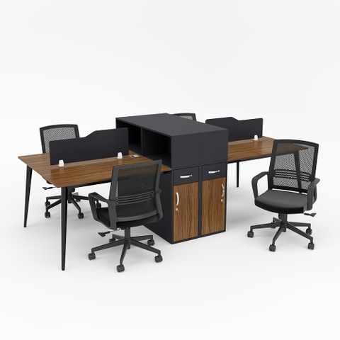 Cụm Bàn Làm Việc 4 Người CBNVY37-2812