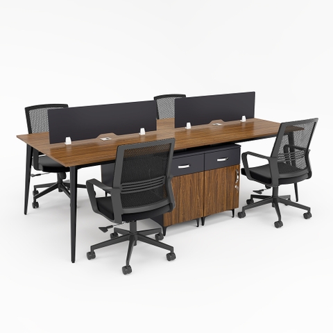 Cụm Bàn Làm Việc 4 Người CBNVY38-2412