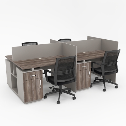 Cụm Bàn Làm Việc 4 Người CBNVY39-2412