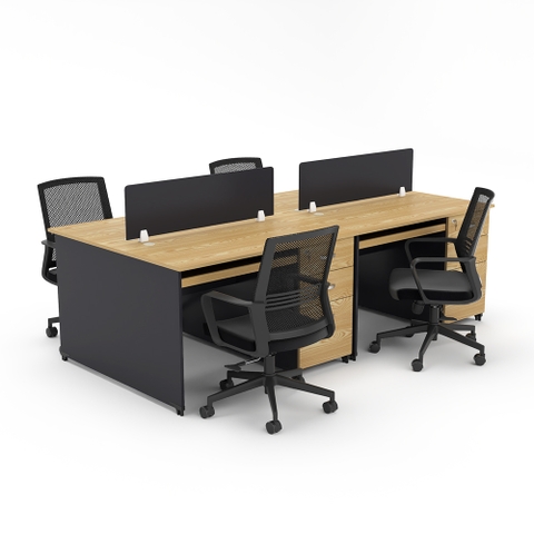 Cụm bàn làm việc 4 người CBNVY21-2412