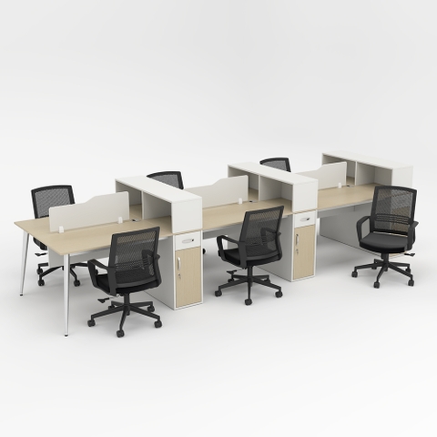 Cụm Bàn Làm Việc 6 Người CBNVY34-4212