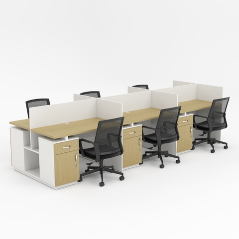 Cụm Bàn Làm Việc 6 Người CBNVY39-3612