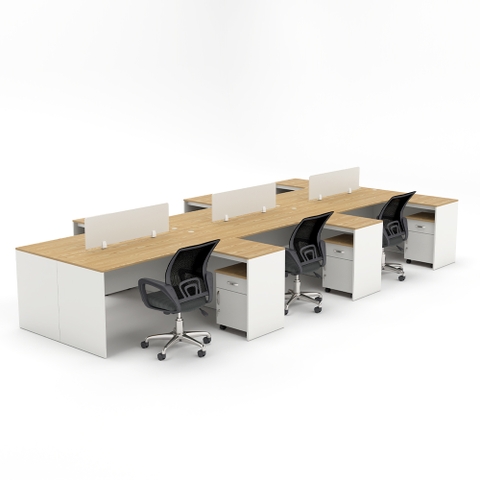 Cụm Bàn Làm Việc 6 Người CBNVY03-4824HT