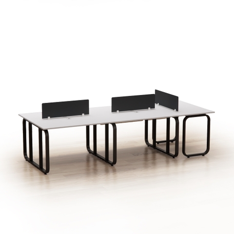 Cụm Bàn Nhân Viên 5 Người Chân Sắt CBNVY10-3012