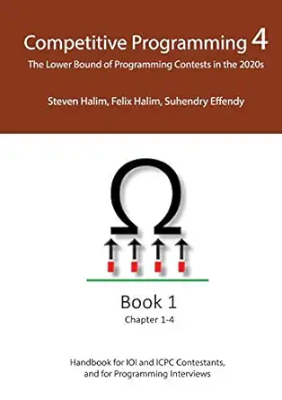 Competitive Programming 4 (Vol 1 & 2) – Sách ITBook thuật toán thi đấu | Sách công nghệ CP4 (4th Edition, 2022) – Steven Halim