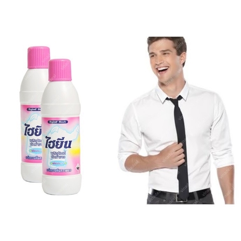 Chai nước tẩy trắng quần áo Chai Hồng Thailand HG Hygiene 250ml [BH: NONE]