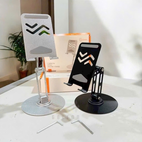 Giá đỡ điện thoại L015 giá xoay 360 độ kèm xếp gọn 2 tầng siêu tiện lợi