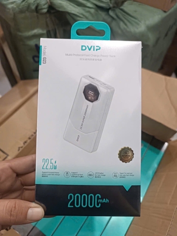 Pin sạc nhanh 22.5W DVIP DV-G23 20.000mAh có màn hình hiển thị % pin [BH: 6 THÁNG]