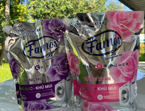 Túi nước giặt 3.2kg Famos Nano Bạc [BH: None]