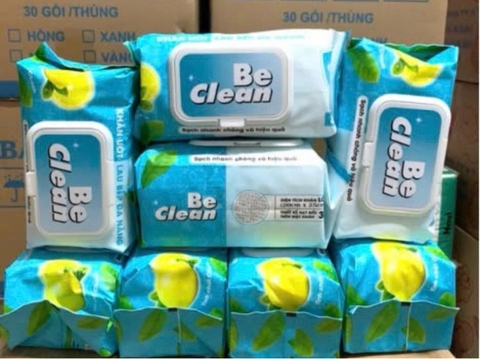 1 gói khăn ướt lau bếp 80 tờ đa năng Belean [BH: None]