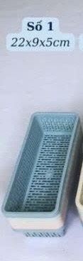 Rổ nhựa cao cấp CH001 22x9x5cm [BH: None]