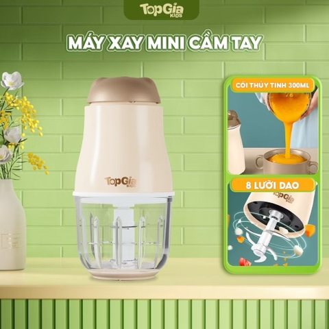 Máy xay sinh tố, xay thịt, xay đồ ăn dặm cho bé Top Gia [BH: 1 Tuần]