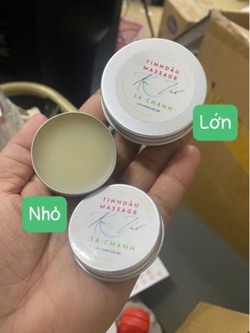 Cao xoa bóp, Tinh dầu Massage Gia Truyền hủ nhỏ hương Chanh Sả [BH: None]