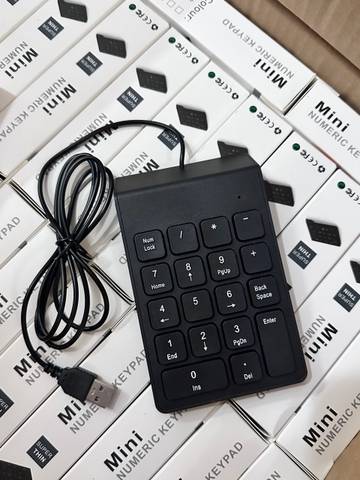 BÀN PHÍM SỐ MINI K1000 hỗ trợ công việc KẾ TOÁN, VĂN PHÒNG nhanh hơn [BH: 3 Tháng]