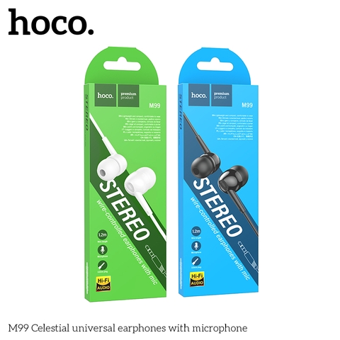 Tai nghe có dây 3.5 nhét tai HOCO M99 chính hãng [BH 1 năm]