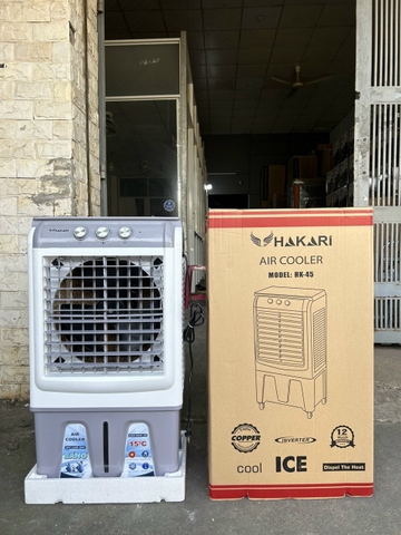 Quạt điều hòa hơi nước HK-45S (Nút cơ) công suất 130w dung tích 45L chính hãng [BH 1 năm]