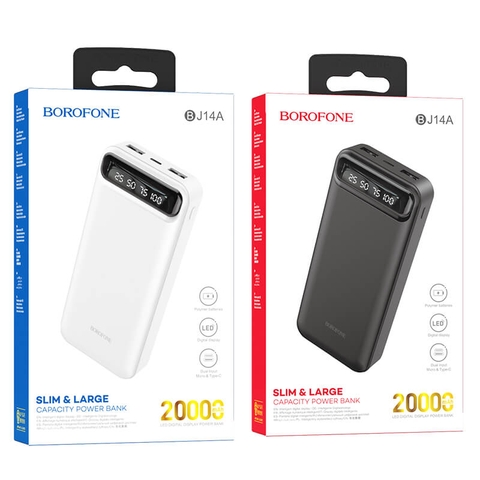 Pin sạc dự phòng Borofone BJ14A 20.000mAh chính hãng [BH 1 NĂM]