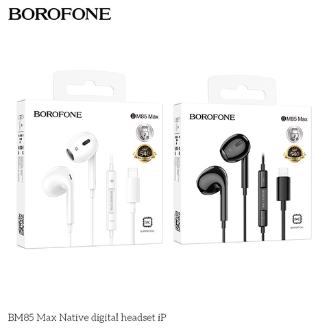 Tai nghe có dây lightning Borofone BM85 Max chui iPhone dài 1m2 chính hãng [BH 1 NĂM]