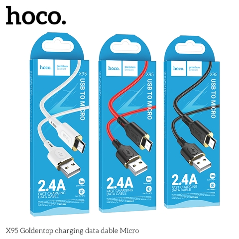 Cáp sạc truyền dữ liệu X95 cổng Micro [BH 1 NĂM]