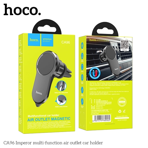 Giá đỡ điện thoại HOCO CA96 gắn cửa gió ô tô đa năng chính hãng [BH 1 NĂM]