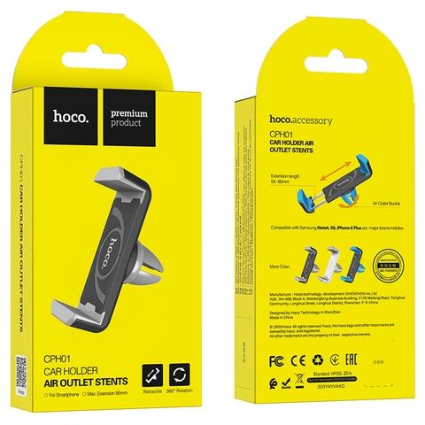 Giá đỡ điện thoại di động HOCO CPH01 cho ổ cắm xe hơi Chính Hãng [BH 1 NĂM]