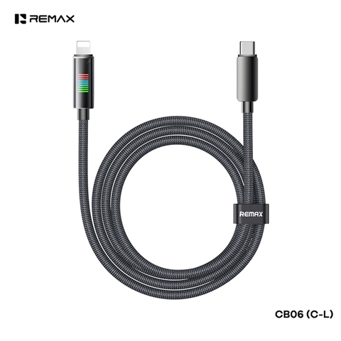 Cáp sạc nhanh REMAX CB06 [C-L] Cáp Type C ra Lightning PD 30W dài 1m2 chính hãng